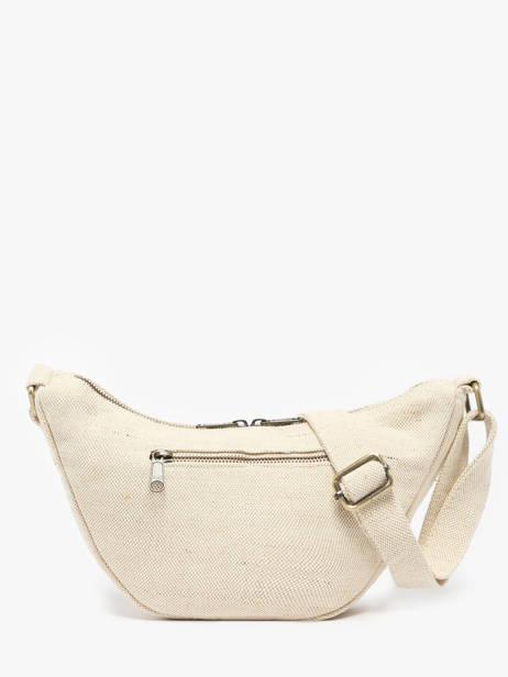 Cross Body Tas Jute Katoen Hindbag Beige jute JU ander zicht 3