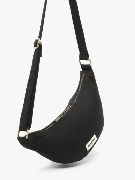 Cross Body Tas Andrea Katoen Hindbag Zwart best seller ANDREA ander zicht 2