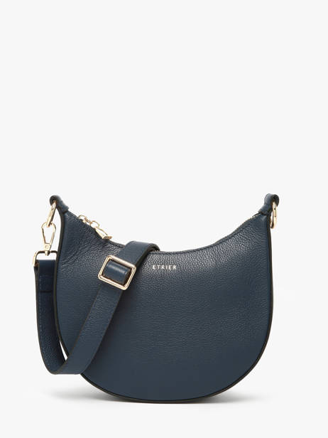 Cross Body Tas S Tradition Leder Etrier Blauw tradition ETRA102S