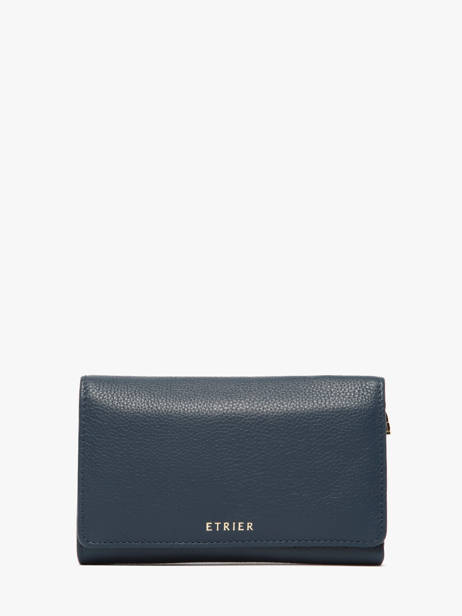 Portefeuille M Tradition Leder Etrier Blauw tradition ETRA095M