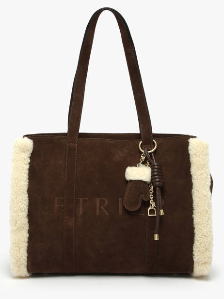 Shoppingtas M Alpin Leder Etrier Bruin alpin EALP140M