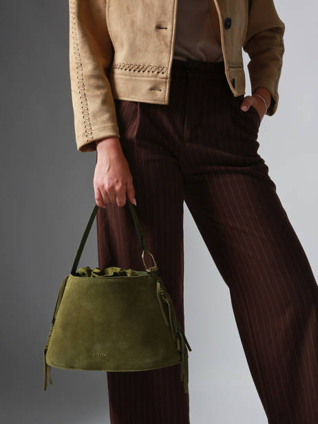 Cross Body Tas Country Leder Etrier Groen country ECOU161M ander zicht 1