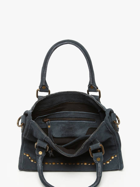 Cross Body Tas Houston Leder Basilic pepper Blauw houston BHOU72 ander zicht 3