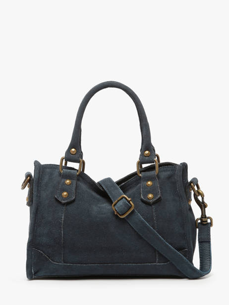 Cross Body Tas Houston Leder Basilic pepper Blauw houston BHOU72 ander zicht 4