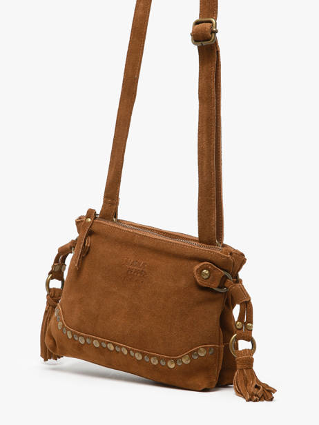 Cross Body Tas Houston Leder Basilic pepper Bruin houston BHOU82 ander zicht 2