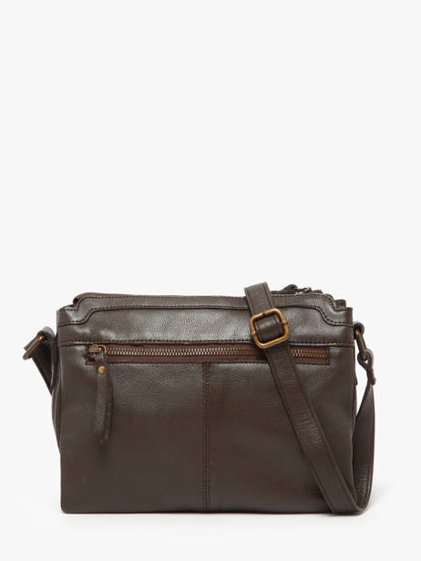 Cross Body Tas Cow Leder Basilic pepper Bruin cow BCOW83 ander zicht 4