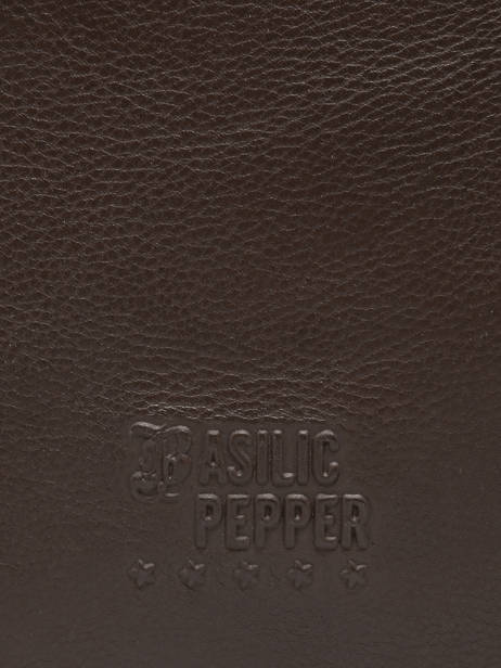 Cross Body Tas Cow Leder Basilic pepper Bruin cow BCOW83 ander zicht 5