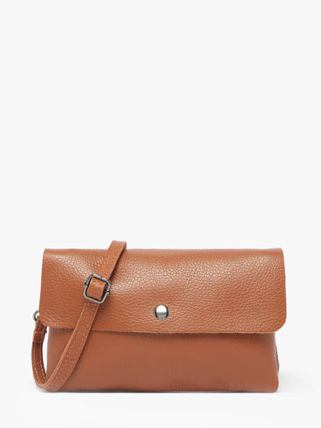 Cross Body Tas Caviar Leder Milano Oranje caviar CA23067