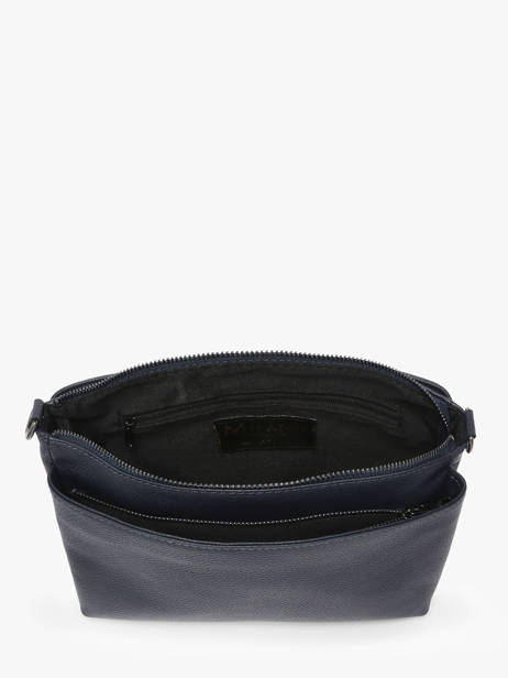 Cross Body Tas Caviar Leder Milano Blauw caviar CA25066 ander zicht 3