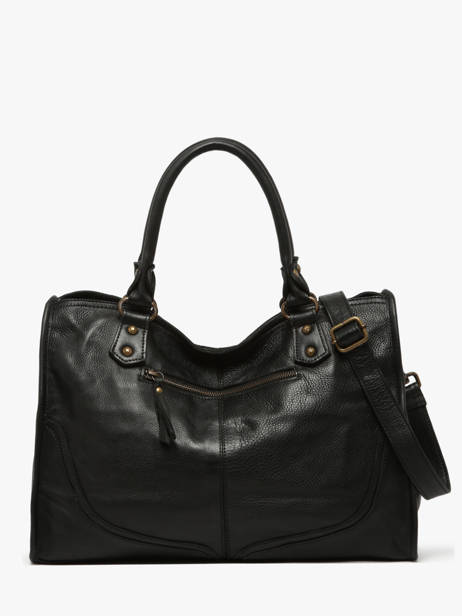 Handtassen Glam Eyelet Leder Basilic pepper Zwart glam eyelet BGLE31 ander zicht 4