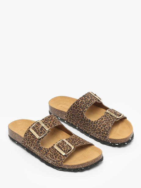 Slippers Uit Leder Les tropeziennes Beige women ZATIX ander zicht 1