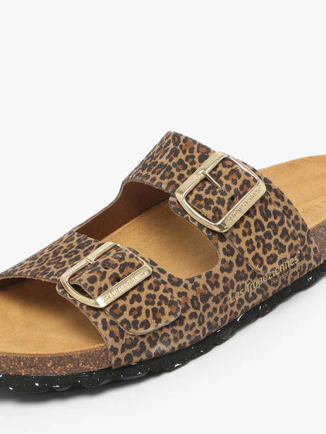 Slippers Uit Leder Les tropeziennes Beige women ZATIX ander zicht 2