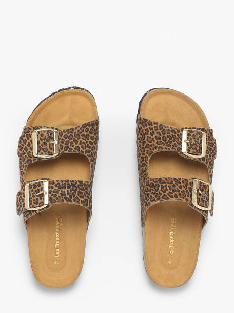 Slippers Uit Leder Les tropeziennes Beige women ZATIX ander zicht 3