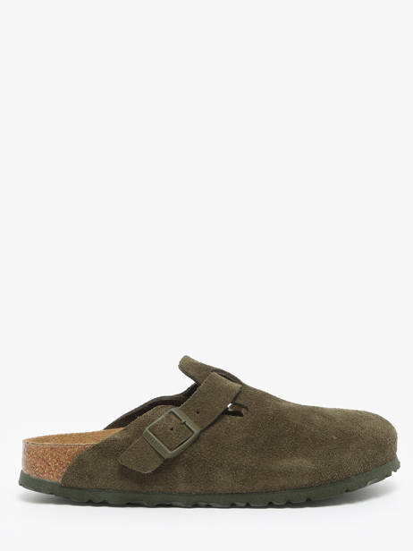 Slippers Uit Leder Birkenstock Groen women 1024714