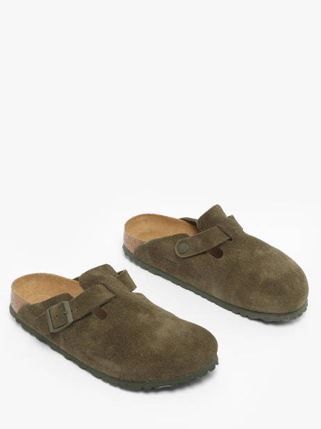 Slippers Uit Leder Birkenstock Groen women 1024714 ander zicht 1