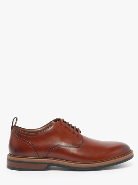 Derby Veterschoenen Uit Leder Clarks Bruin men 26183252