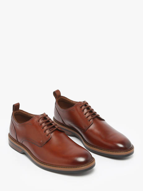 Derby Veterschoenen Uit Leder Clarks Bruin men 26183252 ander zicht 1