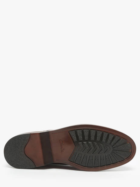Derby Veterschoenen Uit Leder Clarks Bruin men 26183252 ander zicht 4