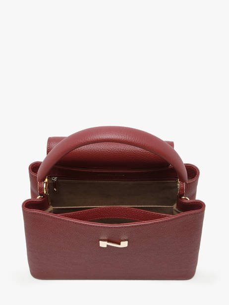 Handtas Magnolia Leder Nathan baume Rood eden 3 ander zicht 3
