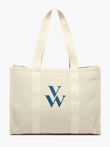 Schoudertas Cabas Katoen Vanessa wu Beige cabas MA0135