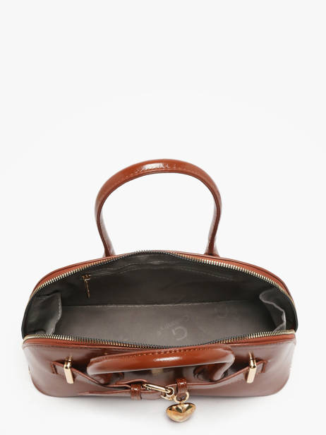 Cross Body Tas London Gelakt Miniprix Bruin london KJ62072 ander zicht 2