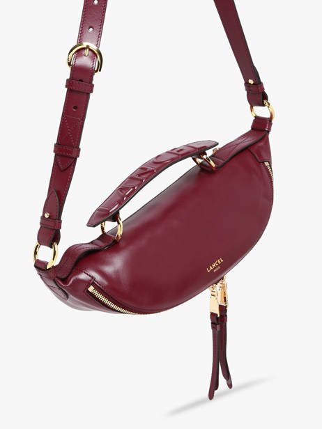 Cross Body Tas S Origami Leder Lancel Rood origami A12527 ander zicht 2