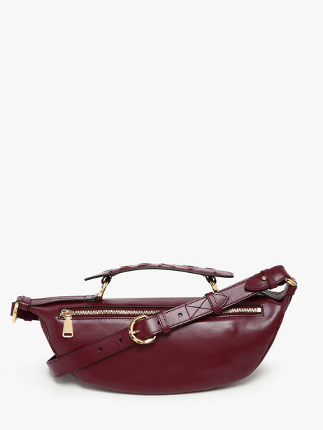 Cross Body Tas S Origami Leder Lancel Rood origami A12527 ander zicht 4