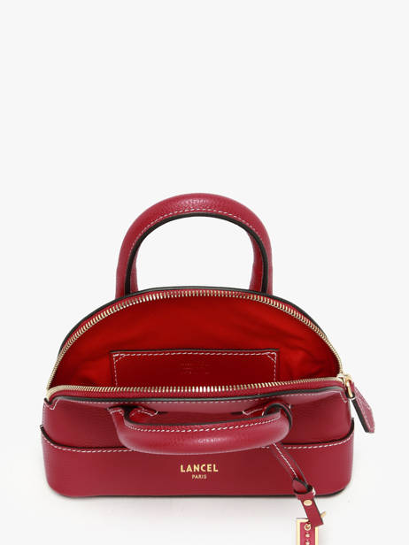 Cross Body Tas Belleville Leder Lancel Rood belleville A13735 ander zicht 3