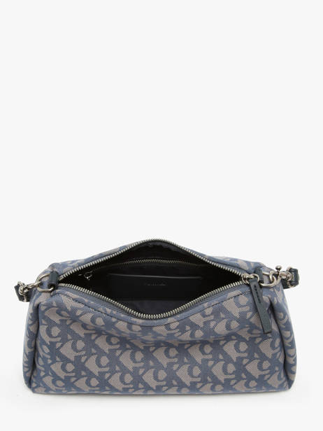 Schoudertas Monogram Gerecycleerd Polyester Calvin klein jeans Blauw monogram 4K3142G ander zicht 3