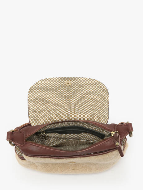 Cross Body Tas Vintage Leder Mila louise Bruin vintage 35231TC ander zicht 2