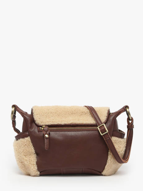 Cross Body Tas Vintage Leder Mila louise Bruin vintage 35231TC ander zicht 3