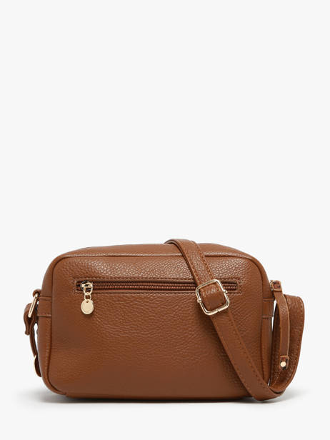 Cross Body Tas Zip Lulu castagnette Bruin zip ZITA ander zicht 4