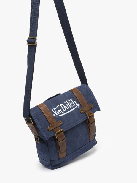 Messenger Tas Nark Von dutch Blauw bags NARK ander zicht 2