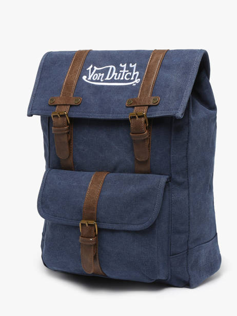 Rugzak Navy Von dutch Blauw bags NAVY ander zicht 1