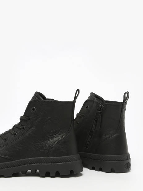 Pampa Zip Enkellaarsjes Uit Leder Palladium Zwart men 76888008 ander zicht 3