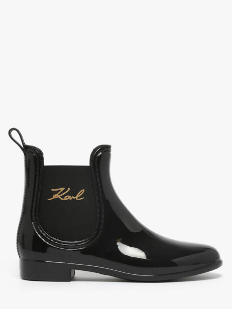 Regen Enkellaarsjes Kalosh Ii Karl lagerfeld Zwart women KL94775