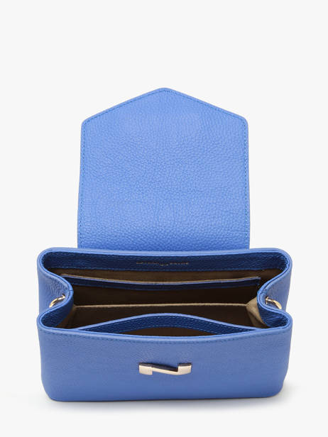 Cross Body Tas Poppy Leder Nathan baume Blauw eden 2 ander zicht 3