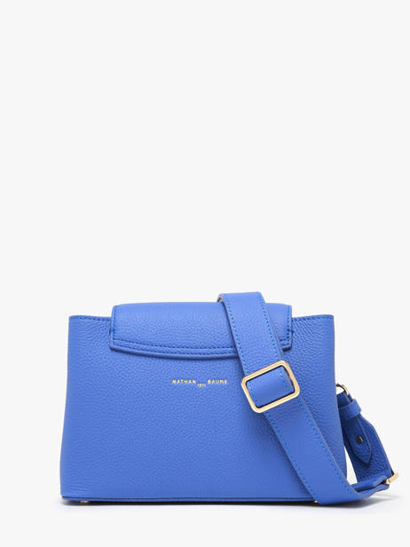 Cross Body Tas Poppy Leder Nathan baume Blauw eden 2 ander zicht 4
