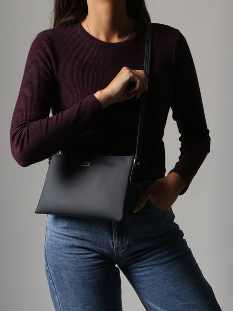 Cross Body Tas L.12.12 Concept Lacoste Blauw l.12.12 concept NF1887PK ander zicht 1
