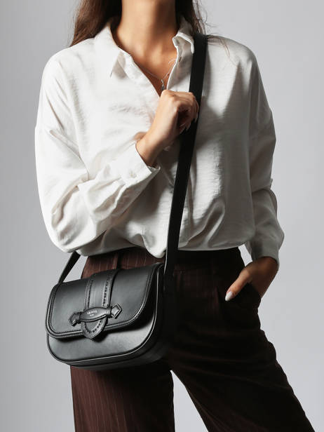 Cross Body Tas Sienna Leder Lancel Zwart sienna A13719 ander zicht 1