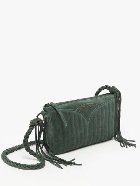 Cross Body Tas Jane Leder Pieces Groen jane 17160059 ander zicht 2
