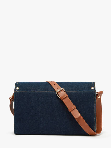 Cross Body Tas Denim Brut Paul marius Blauw denim brut INDISDEB ander zicht 4