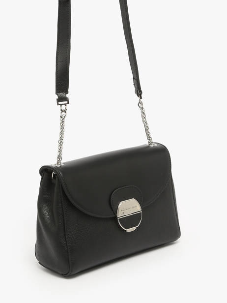 Cross Body Tas Foulonné Pia Leder Lancaster Zwart pia 60 ander zicht 2