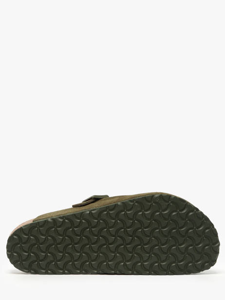 Slippers Uit Leder Birkenstock Groen men 1024721 ander zicht 4