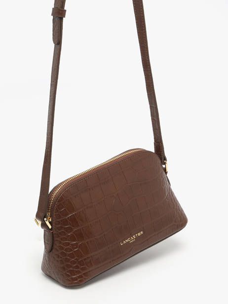 Cross Body Tas Exo Leder Lancaster Bruin exo 113 ander zicht 2