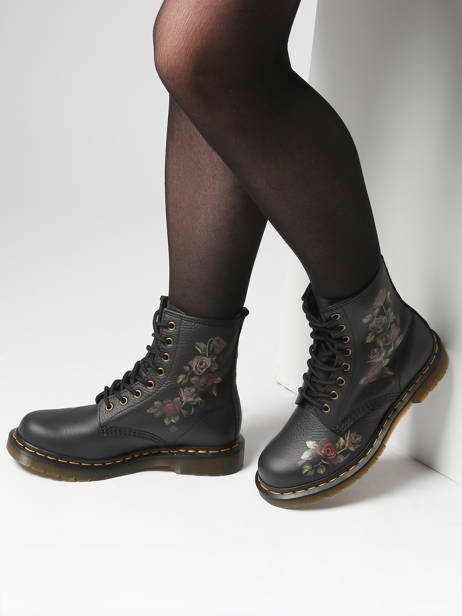 Enkellaarsjes 1460 Uit Leder Dr martens Zwart women 32070001 ander zicht 1