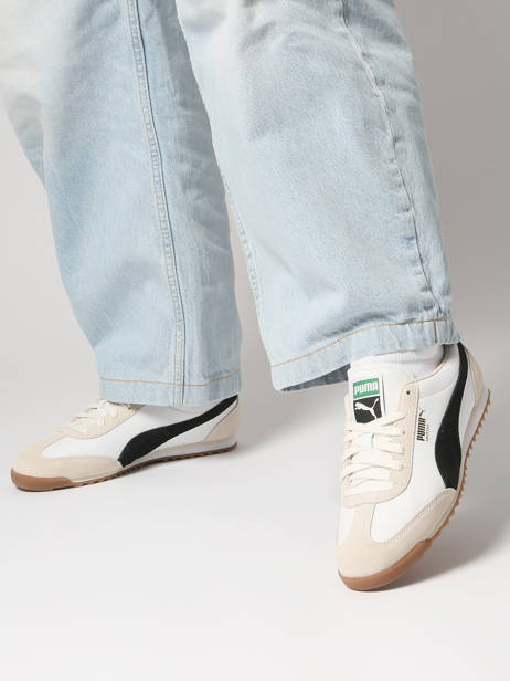 Sneakers Arizona Retro Uit Leder Puma Wit women 40235302 ander zicht 1