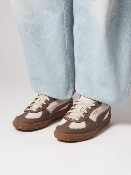 Sneakers Palermo Wine Club Uit Leder Puma Bruin women 40334901 ander zicht 1