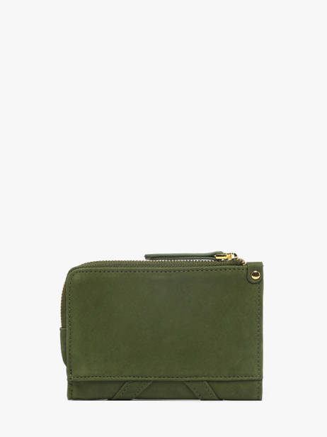 Portefeuille Leder Vintage Nat et nin Groen vintage ROZA ander zicht 2