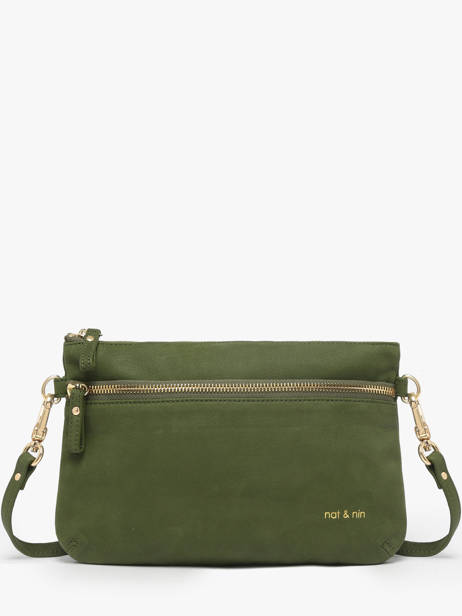 Cross Body Tas Vicky Leder Nat et nin Groen vintage VICKY